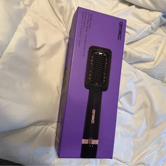 Amika Black and Purple Hair Brush Styler - Picture 5 of 7